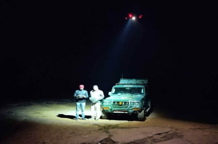 Drones with Night Vision Camera in Panna National Park